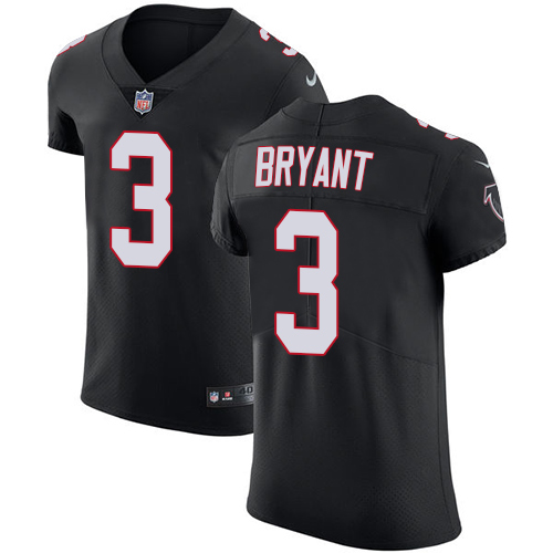 Nike Falcons #3 Matt Bryant Black Alternate Men's Stitched NFL Vapor Untouchable Elite Jersey